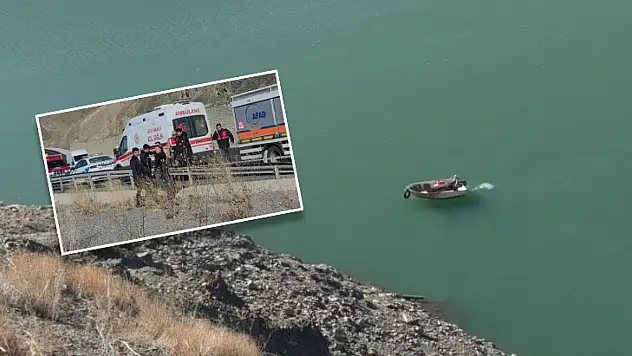 Otomobil baraj gölüne uçtu