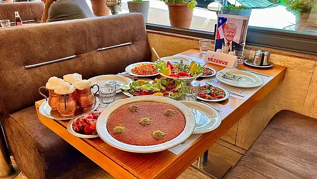 Restoranlarda Trump için hazırlık yapıldı