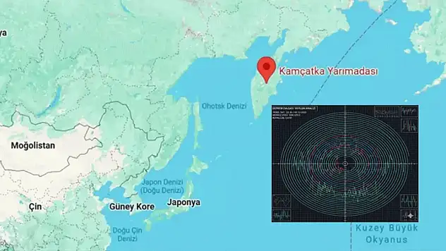 Rusya'nın Kamçatka bölgesinde 7,8 büyüklüğünde deprem