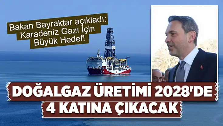 Bakan Bayraktar’dan doğal gazda 2028 hedefi