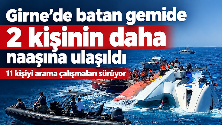 Batan gemide 2 kişinin daha naaşına ulaşıldı