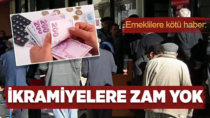 Emeklilere kötü haber: İkramiyelere zam yok