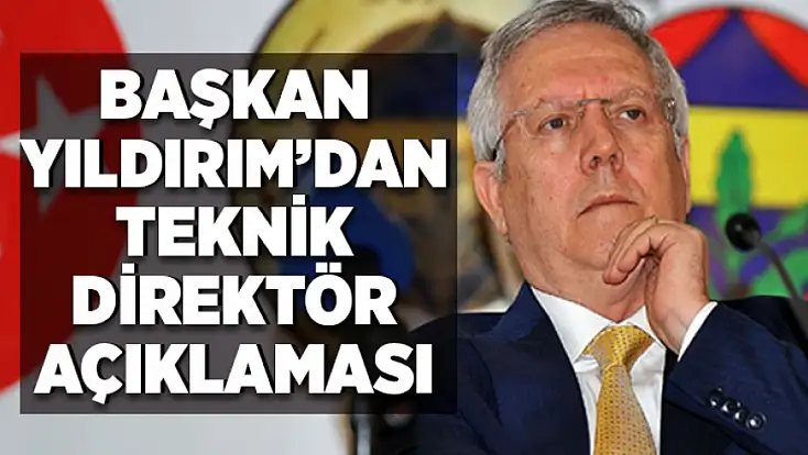 Fenerbahçe'den teknik direktör açıklaması