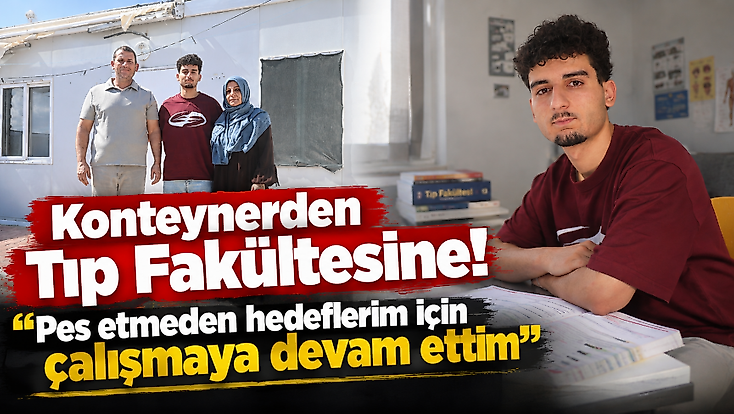 Konteynerden tıp fakültesine
