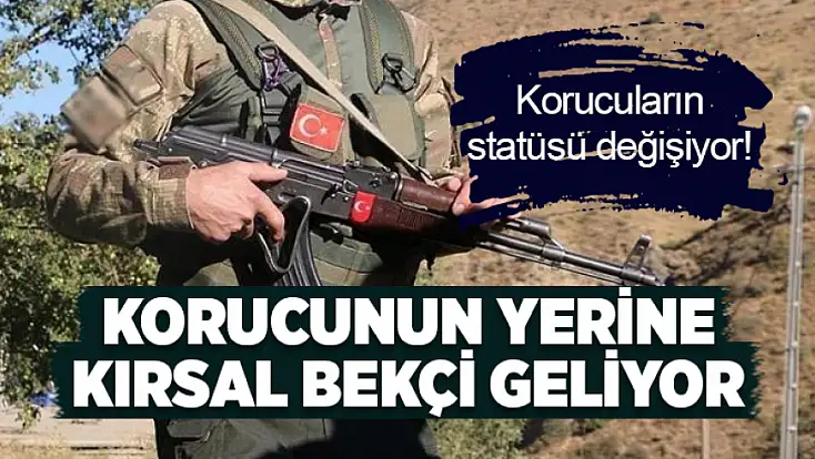 Korucunun yerine kırsal bekçi geliyor