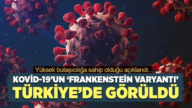 Kovid-19’un Frankenstein varyantı Türkiye’de görüldü