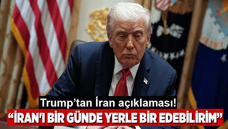 Trump’tan İran açıklaması: Her şeyi istiyorum