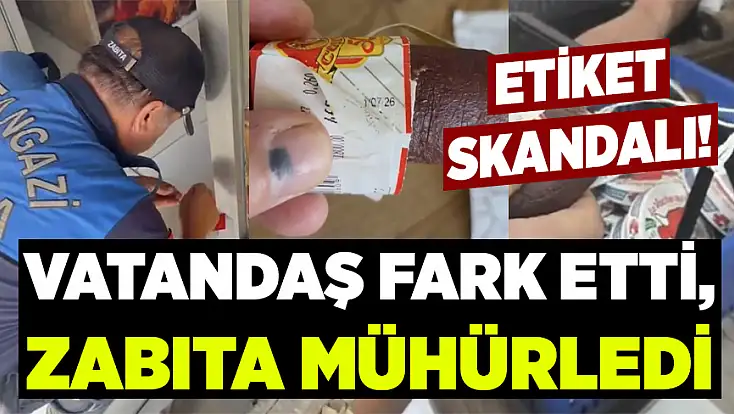 Vatandaş fark etti, zabıta mühürledi