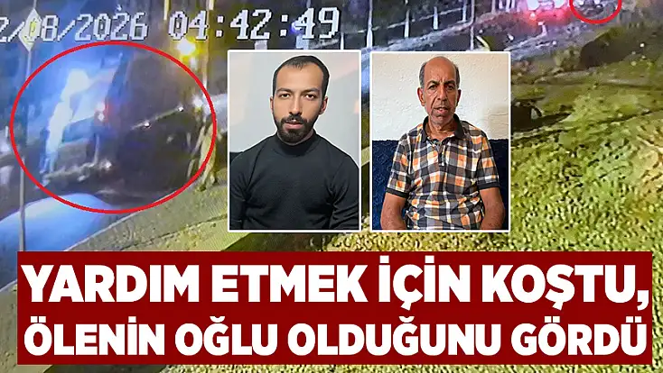 Yardım etmek için koştu, ölenin oğlu olduğunu gördü