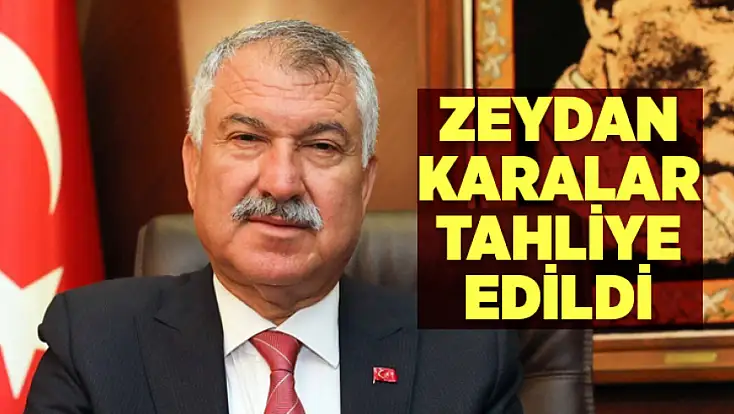 Zeydan Karalar tahliye edildi