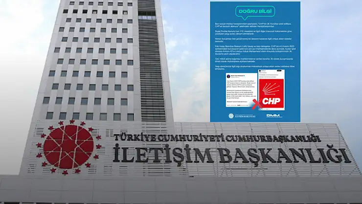 CHP'ye kayyum iddialarına yalanlama