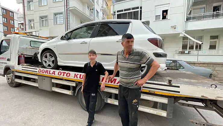Çocuk sürücü polisten kaçtı: Annesine 40 bin lira ceza yazıldı, araç trafikten men edildi