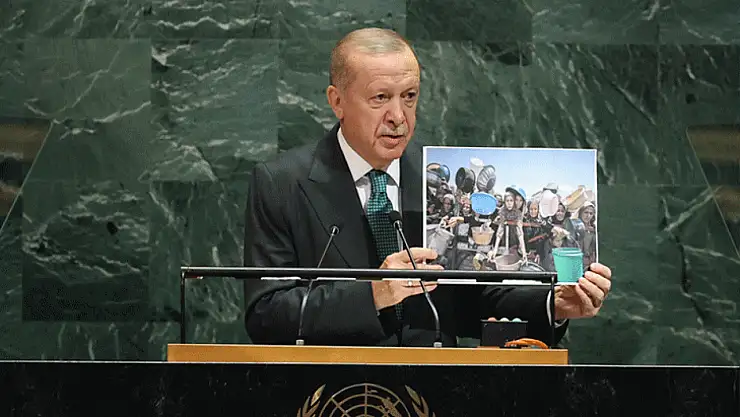 Cumhurbaşkanı Erdoğan BM Genel Kurulu'nda Gazze mesajı verdi