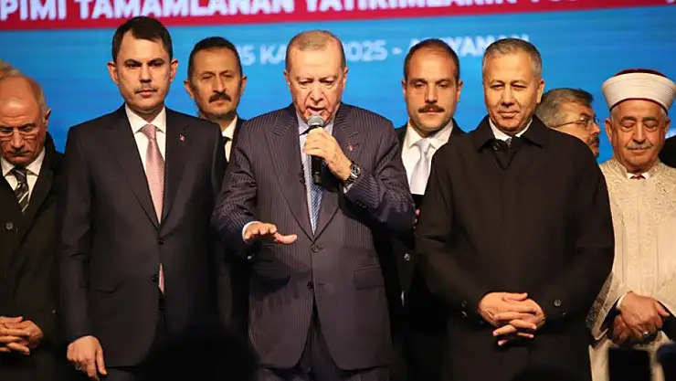 Cumhurbaşkanı Erdoğan: Deprem bölgesi ve depremzedeleri bir an olsun yalnız bırakmadık