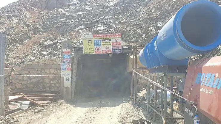 Elazığ'da maden ocağında göçük