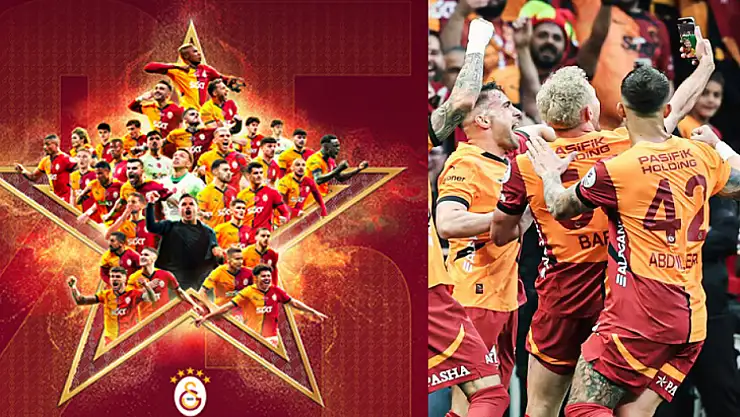 Galatasaray Süper Lig'de 25. Kez Şampiyon