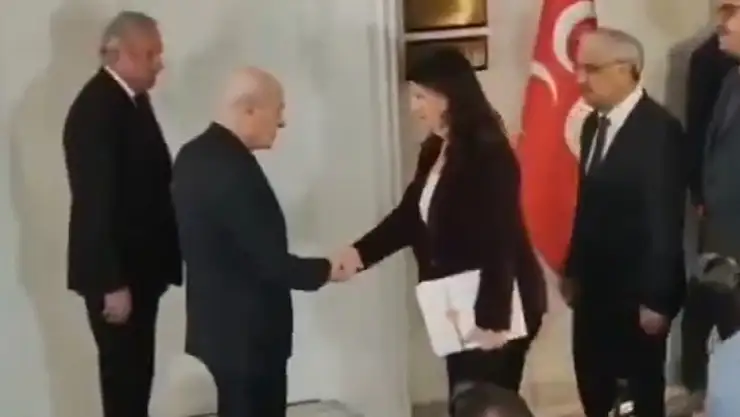 MHP Lideri Bahçeli, DEM Parti heyetini kabul etti