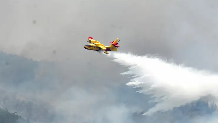 OGM'ye ait yangın söndürme uçağı ile irtibat kesildi
