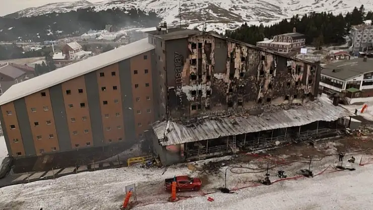 Uludağ'daki otel yangınıyla ilgili gözaltı sayısı 5'e yükseldi