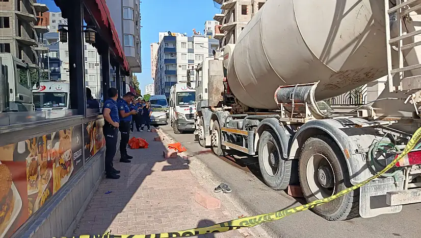 Adana'da beton mikseri yayayı ezdi: 1 ölü