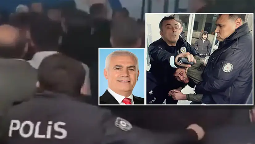 Başkan Bozbey'e fiziki saldırı girişimi