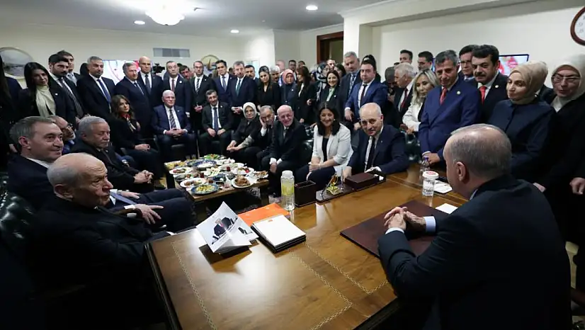 Cumhurbaşkanı Erdoğan, parti liderleriyle görüştü