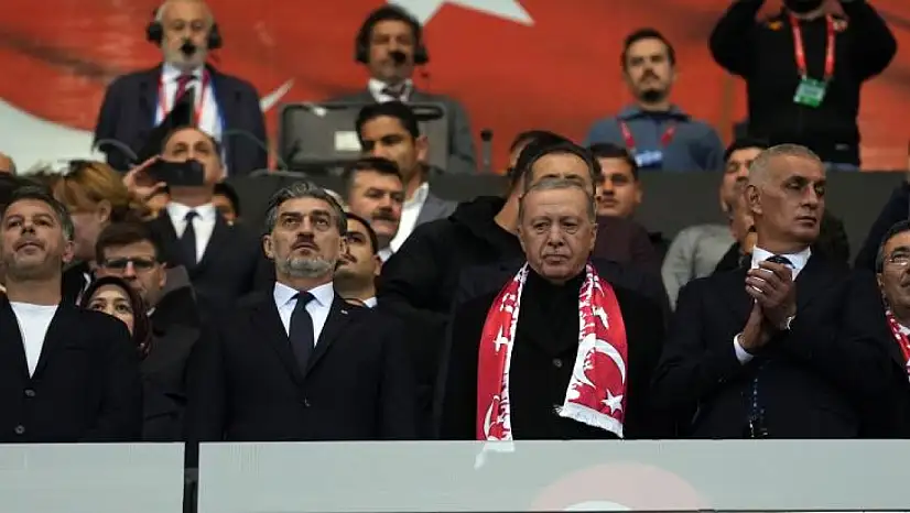 Cumhurbaşkanı Erdoğan, Türkiye - Gürcistan maçında