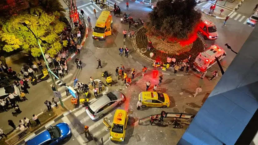 İran, İsrail'in Bnei Brak kentini vurdu