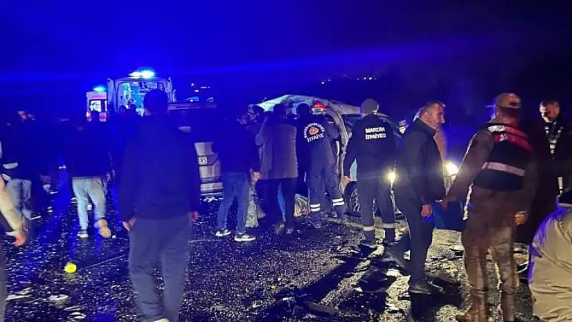 Korkunç kaza: 4 Ölü, 5 yaralı