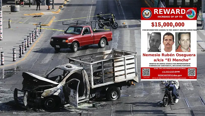 Meksika alev yeri: Kartel lideri El Mencho öldürüldü