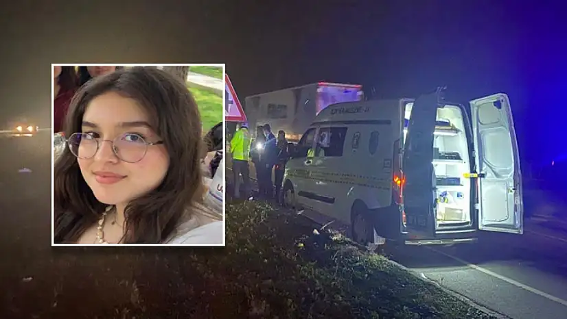 Otomobil iki öğrenciye çarptı: 1 ölü, 1 yaralı