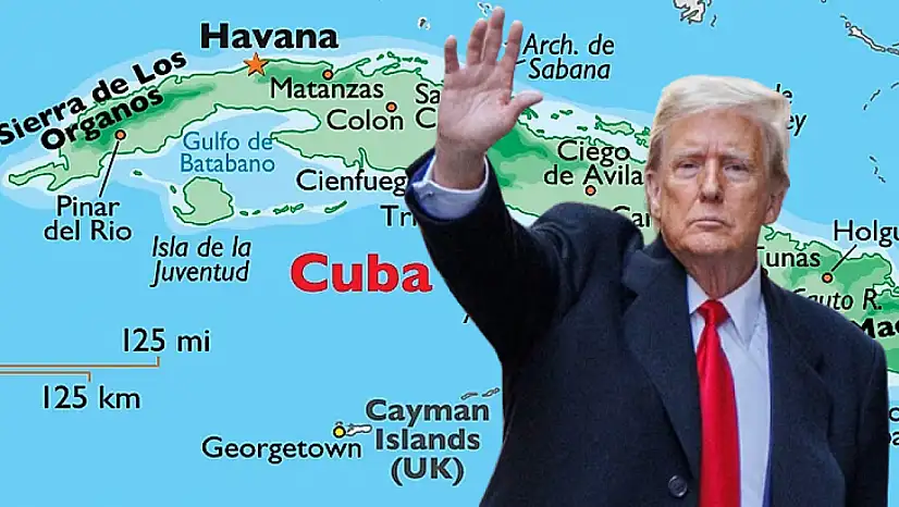 Trump'tan Küba mesajı: Çok yakında düşecek