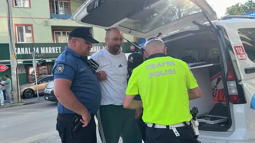 2,77 promil alkollü çıktı: Polise hakaret edip saldırmaya çalıştı