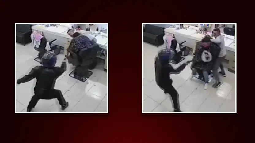 Berber dükkanına silahlı saldırı