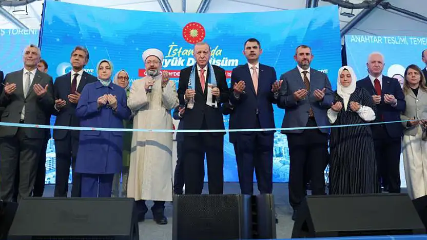 Cumhurbaşkanı Erdoğan CHP'yi eleştirdi: Gündemlerinde mutlak butlan var ama kentsel dönüşüm yok