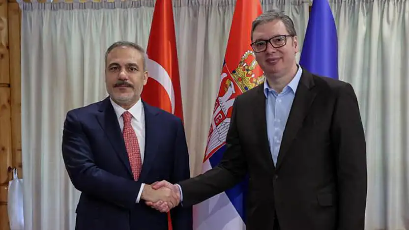 Dışişleri Bakanı Fidan, Sırbistan Cumhurbaşkanı Vucic ile görüştü
