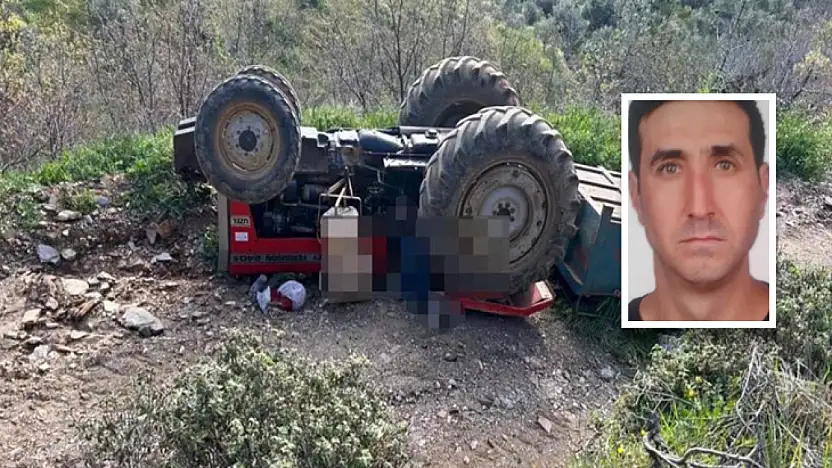 Eğimli arazide kontrolden çıkan traktör devrildi: 3 Ölü