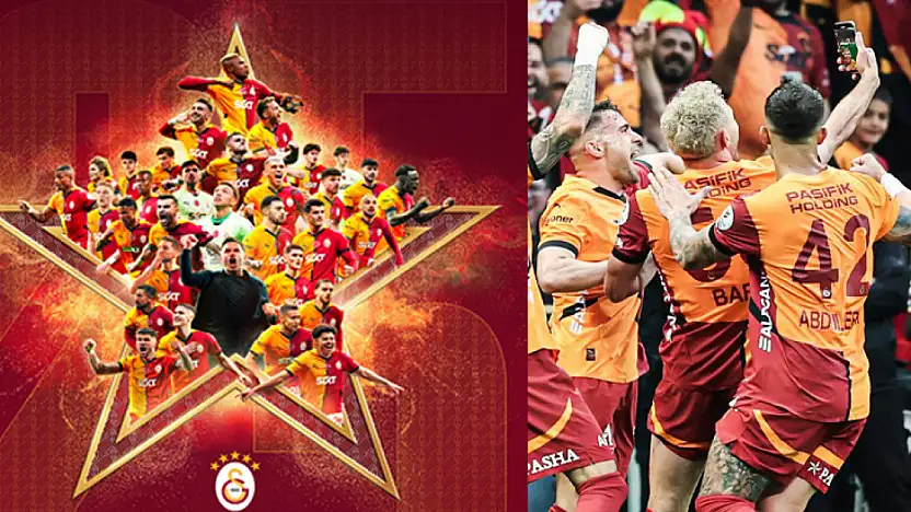 Galatasaray Süper Lig'de 25. Kez Şampiyon