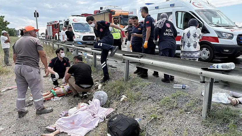 Karabük'te katliam gibi kaza! Ortalık savaş alanına döndü