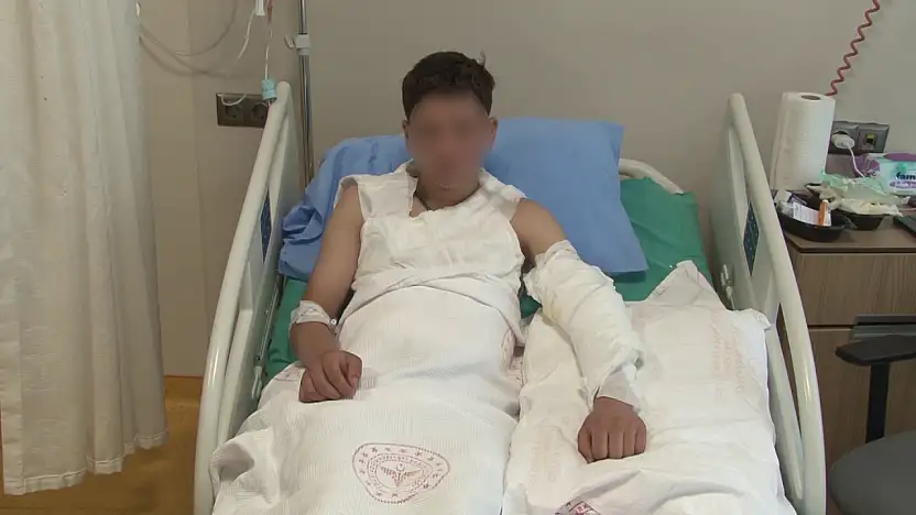 Kolonya döküp çakmağı çaktı: 15 yaşındaki çocuk ölümden döndü
