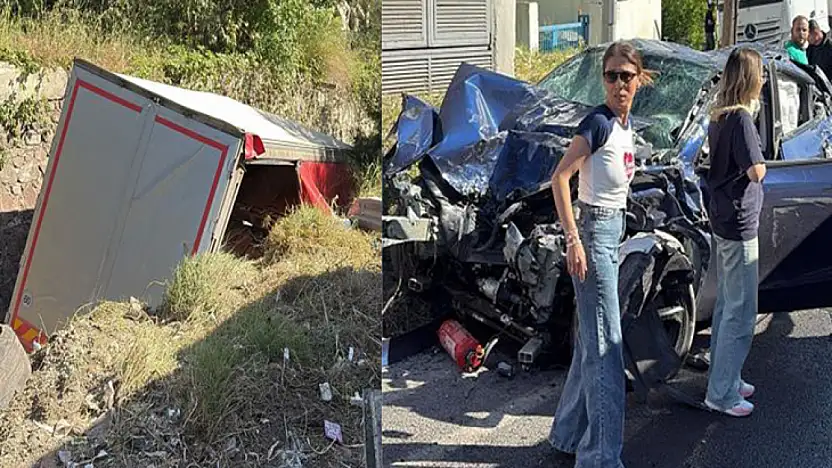 Freni patlayan tır karşı şeride geçti: 3 Ölü, 7 yaralı