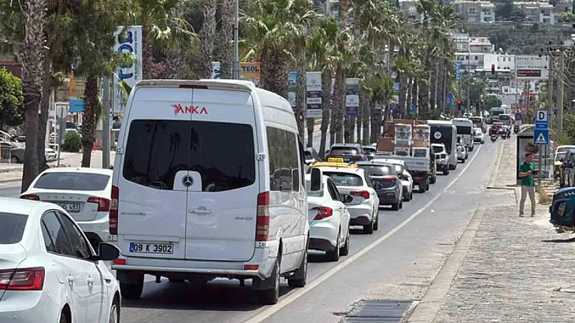 Tatil cennetine bayramda ziyaretçi akını