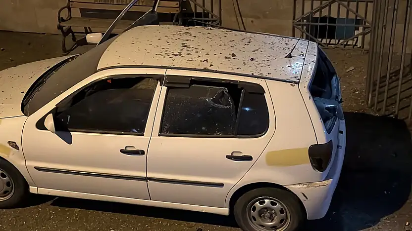 Trabzon'da Emniyet Müdürlüğü yanında İHA düştü! Patlama paniğe neden oldu