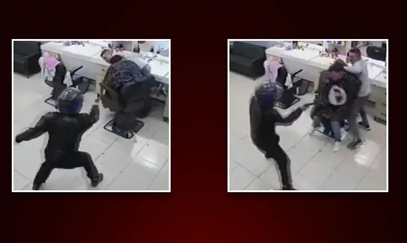 Berber dükkanına silahlı saldırı