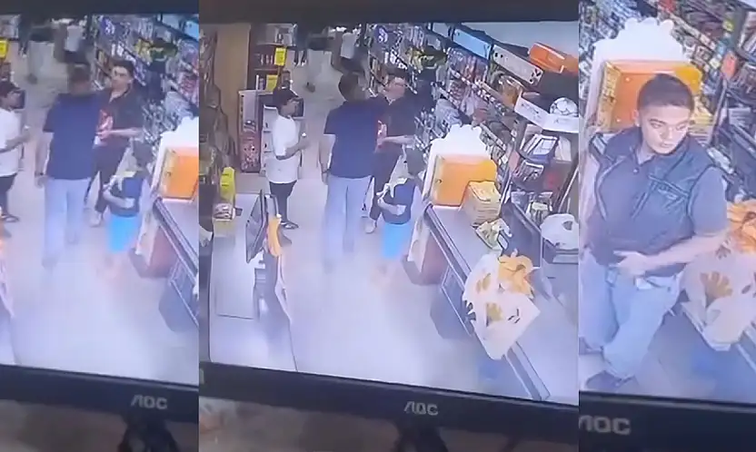 Çocuğu uyaran market çalışanı, abisinin saldırısına uğradı!