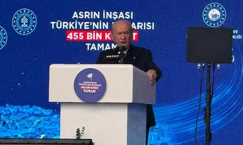 Devlet Bahçeli: Günümüzün Süleyman'ı Recep Tayyip Erdoğan, günümüzün Sinan'ı Murat Kurum'dur