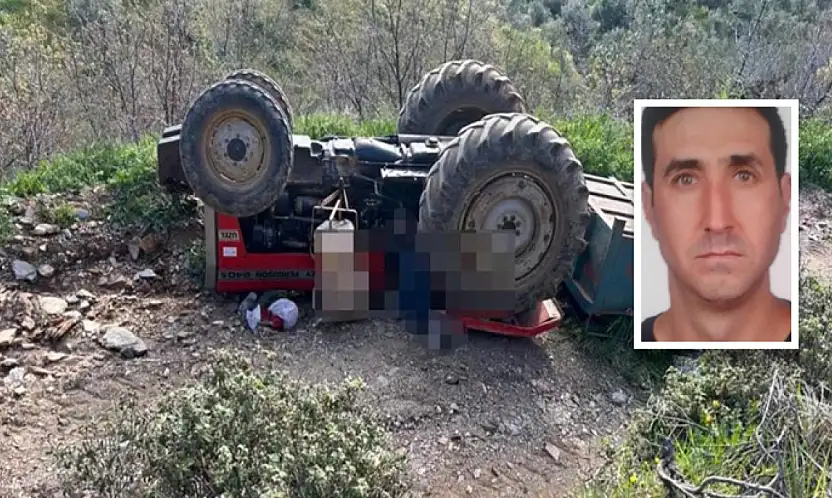Eğimli arazide kontrolden çıkan traktör devrildi: 3 Ölü
