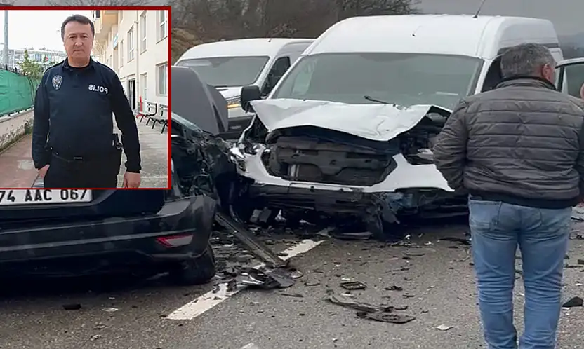 Emekliliğine 4 gün kalan polis memuru trafik kazasında hayatını kaybetti