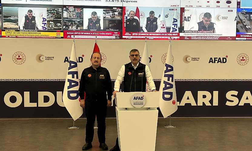 İçişleri Bakanı Çiftçi: 46 bin 597 personel, 2 bin 288 araç ve 14 bot sahada aktif olarak görev yapmaktadır
