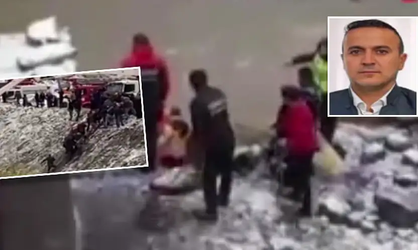 Kamyonet dereye uçtu: 2 işçi hayatını kaybetti, 3 işçi yaralı